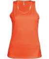 PA442 Women's Sports Vest Fluorescent Orange colour image